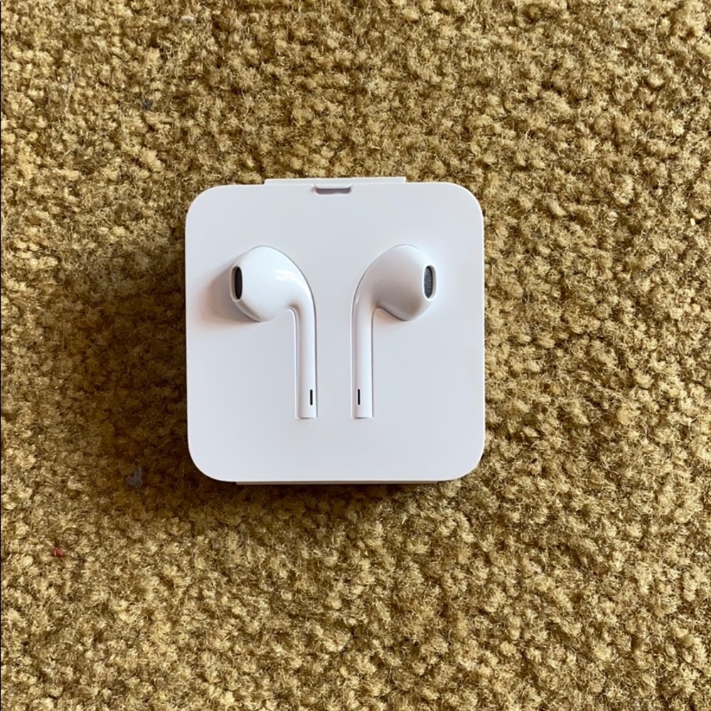 Apple headphones.